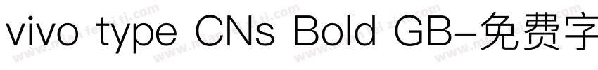vivo type CNs Bold GB字体转换